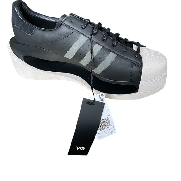 adidas Y-3 Gendo Superstar Black / Cinder / Chalk Pearl/ 12.5 Size - Picture 7 of 16